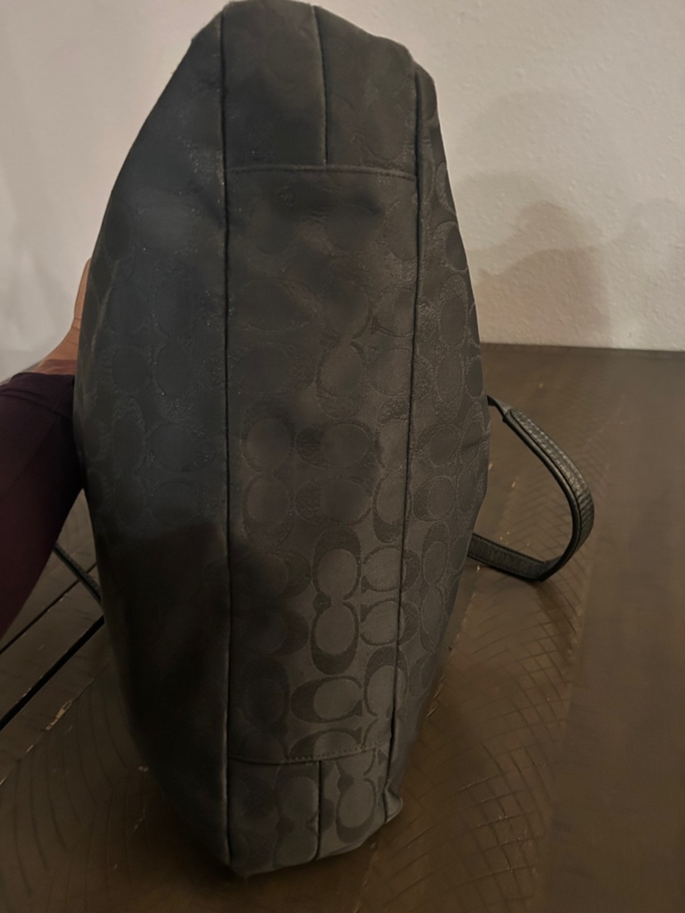 Coach Grey Ashley Signature Jacquard Tote with Top Handles No. H1159-F18776 - Picture 9 of 10